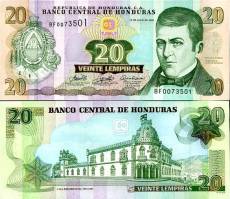 *20 Lempiras Honduras 2006, P93 UNC - Kliknutím na obrázok zatvorte -